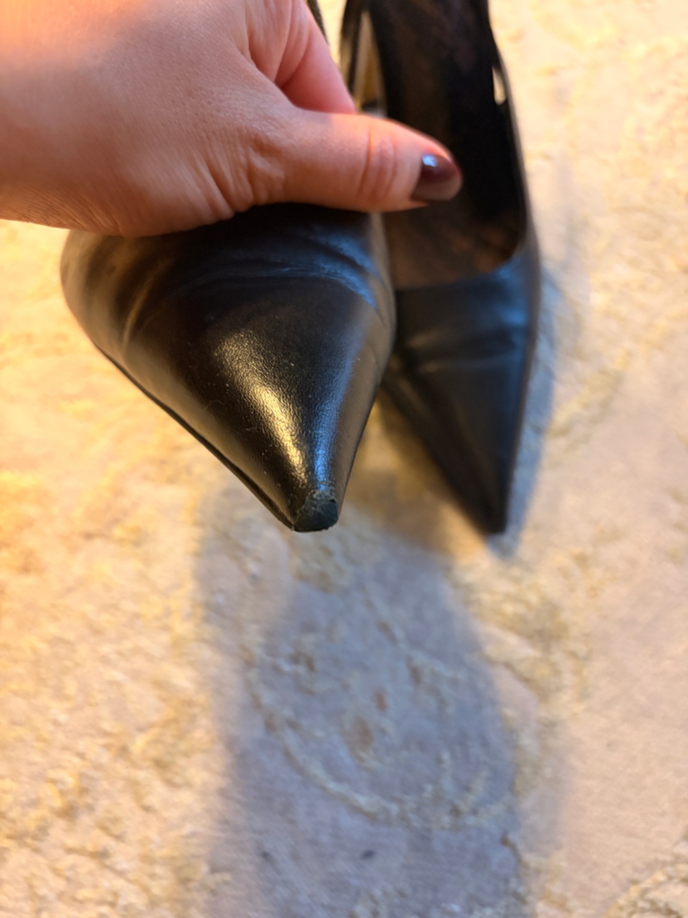 Sam Edelman Black Slongback Heels - Picture 6 of 6